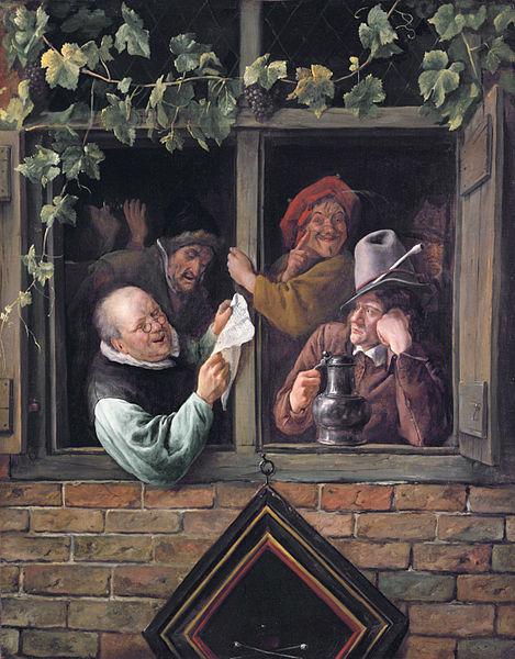 Jan Steen Rhetoricians at a Window